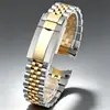 Adecuado para Correa de Reloj de Acero Inoxidable Metálico Role.X Rolex para Hombre Datejust Oyster Perpetual Correa Curva 20mm