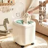 Caja de Almacenamiento para Juguetes Infantiles Gran Capacidad Uso en Casa con Ruedas Cubo de Almacenamiento Muñecas Animales de Peluche Bloques de Construcción Meriendas Caja Organizadora Extra Grande