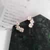 Brincos de Prata 925 com Pino Coreanos Doces de Resina com Diamante Brilhante Brincos da Moda Brincos Pequenos Fresh Mori 244