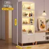 Estante, prateleira de armazenamento, armário de armazenamento de piso montado na parede, armário de armazenamento para sala de estar, escrivaninha, armário estreito, armário de exposição, armário de armazenamento para casa