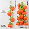 Venta al por mayor Productos Agrícolas Artificiales Brochetas de Frutas y Verduras Decoración de Ratán Decoración de Granja Brochetas de Espuma de Fruta Artificial Maíz