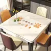 Mantel cuadrado de PVC, lavable, a prueba de aceite, impermeable, tapete cuadrado para mesa, protector de mesa resistente al calor, mantel de comedor