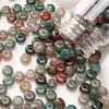 7x 4mm Acrílico Resaltado Transparente Dos Tonos Plano Ábaco Cuenta Espaciador Accesorios Hecho a Mano DIY Cadena Colgante Material para Pulsera