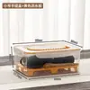 Caixa de Armazenamento para Conjunto de Chá e Xícaras de Chá, Caixa de Armazenamento Transparente Portátil à Prova de Poeira para Colchas, com Vedação de Tira de Silicone, Caixa à Prova de Umidade