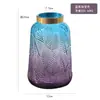 Estilo Escandinavo Vidrio Degradado Flor Seca Jarrón Creativo Arreglo Floral Transparente Sala de Estar Combinación sin Agua Decoración de Mesa