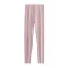 Leggings de Terciopelo Sin Costuras para Mujer de Otoño e Invierno para Ropa Interior, Pantalones Térmicos de Terciopelo Doble Cara de Alta Elasticidad Ajustados a Prueba de Frío de Cintura Media