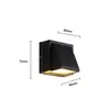 Lámpara de pared LED para exteriores, impermeable, de un y dos cabezales, forma de K, para pared exterior, Villa, restaurante, patio, balcón, iluminación hacia arriba y hacia abajo, focos de pared