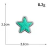 Tamanho Pequeno Mini Coração de Pêssego Formato de Coração Selo Bordado Computador Estrela Bordado Patch de Tecido Adesivo Patch Decorativo para Roupa