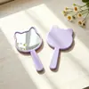 Espelho de Maquiagem Portátil com Orelhas de Gato de Fábrica Alta Definição Espelho de Retoque Portátil Suporta Logotipo Personalizado Venda por Atacado Disponível