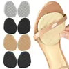 Almofada granular para antepé em sapatos de salto alto, macia, anti-abrasão, absorvente de choque, palmilhas massageadoras para os pés, ajustáveis em meio número