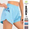 Pantalones cortos de yoga transpirables holgados anti-exposición transfronterizos de Amazon para exteriores, casuales para correr, deportivos, fitness, hot pants
