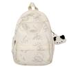 Mochila pequeña casual estilo japonés Ins, ligera, combinable, mochila escolar para estudiantes de secundaria superior, secundaria inferior y universitarios, pequeña para mujer