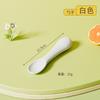 Cuchara de Silicona para Suplementos Alimenticios Infantiles Logo Láser Cuchara para Bebé Patrón DIY Cuchara para Alimentación Autónoma de Bebés Cuchara de Alimentación