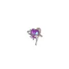 Aço Titânio Fofo Mini Borboleta Lua Coração Piercing Brincos Rosqueados Elegantes Brincos de Osso da Orelha Piercing Corporal