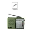 Radio Tuoxiang 6675 de Tarjeta Plug-In Multibanda Mini Operación Simple para Personas Mayores Semiconductor Portátil Recargable