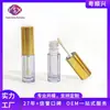 Yueshunxing Tubo Pequeño para Brillo de Labios de 4.5ml Botella de Brillo de Labios Tubo Vacío Transparente de Pared Gruesa Redondo Material de Empaque para Brillo de Labios