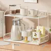 Estante de Almacenamiento de Escritorio Taza para Snacks Almacenamiento Estante para Mesa de Comedor Portavasos de Escritorio Estante para Tazas de Té de Escritorio Almacenamiento de Bolsitas de Té