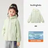 Pudding Haru Roupas de Outono para Meninas, Blusa Quente Infantil, Novo Modelo de Outono 2026, Jaqueta de Lã Impermeável Infantil