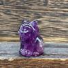 1,2 polegada fofo gatinho pedra natural escultura de gema 3cm pedra semipreciosa gatinho