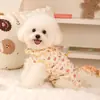 Huayuan Hoopet Ropa para Perros Polar Térmico Protector de Vientre Ropa de Pijama Cálida Anti-Frío para Perros Pequeños y Gatos Ropa de Otoño Invierno