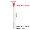 Tubo para armazenamento de agulhas de costura manual domésticas, tubo de plástico transparente para agulhas, frasco para agulhas, dispositivo portátil para enchimento de agulhas.