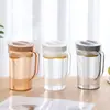 Jarra Plástica Transparente com Tampa para Água Fria Doméstica Grande Capacidade Copo de Suco de Verão Carafe de Água Fria PP/PS Nórdico Venda por Atacado