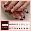 Uñas Vestibles de Venta Caliente en Comercio Exterior Se Pueden Diseñar con Fotos y Muestras. Uñas de Ballet con Puntos de Diamante Cortas, Medianas y Largas, Uñas Postizas y Manicura
