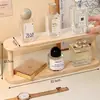 Estantería de Exhibición de Madera Maciza de Múltiples Niveles Estante de Almacenamiento para Escritorio de Oficina Estante para Exhibición de Figuras Estante para Almacenamiento