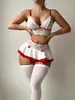 Comercio Exterior Ropa Interior Sexy Europa y América Sexy Discoteca Tentación Encaje Seda de Leche Costura Nuevo Traje Sexy