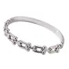 Pulsera de Acero de Titanio Ultra-Minimalista Hebilla en Forma de U Herradura Venta Caliente Transfronteriza para Mujer Pulsera de Acero Inoxidable Pulido Electrochapado
