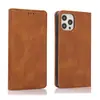 Para iphone12 fuerte atracción magnética funda de cuero para teléfono móvil XS max funda protectora tipo flip funda tipo billetera Apple 12pro