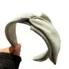 Diadema para Mujer que Hace que la Cara Parezca Más Pequeña, Versátil para Salir, Tendencia Estilo Retro Coreano Francés, Pinza para el Cabello con Banda Cruzada Ancha, Diadema, Pasador para el Cabello para Mujeres
