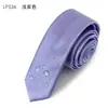 Versão coreana de gravata de casamento casual simples de poliéster e seda para homens e mulheres, com diamantes, listras profissionais de negócios, gravata livre, atacado