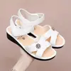 Sandalias 2026 Estilo Nuevo Sin Cansancio para Madres de Mediana Edad, Tacones de Cuña Cómodos de Suela Suave, Zapatos Antideslizantes para Mujeres de Mediana Edad y Mayores, Zapatos de Verano para Mayores