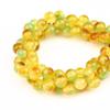 8mm ágata calcedonia amarillo melocotón esmerilado cuentas esmeriladas accesorios para joyería DIY cuentas para pulseras de hilo productos semiacabados de ágata venta al por mayor