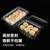 Cajas desechables para sushi, recipientes rectangulares para alimentos, loncheras transparentes, cajas de empaque para rollos de comida y fruta/verdura y carne, cajas para frutas