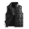 Chaleco cálido de grafeno con cuello alto, chaleco de algodón impermeable para invierno, chaleco de algodón plumón de comercio exterior transfronterizo, personalizado para hombre