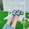 Sapatos Femininos, Tênis Respiráveis e Leves, Sapatos Femininos, Sapatos Casuais Estilo Coreano, Tênis Versátil, Sapatos Confortáveis e Simples