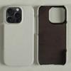 Adecuado para Funda Protectora de Cuero Genuino Apple 17, Funda para Teléfono Móvil de Gama Alta iPhone 18 Promax, Funda para Teléfono Móvil de Piel de Vaca de Primera Capa