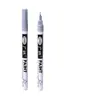 Caneta Marcadora à Base de Óleo Guangna Transfronteiriça à Prova d'Água Tubo de Agulha Ultra Fina Caneta de Pintura 0.7mm Caneta Metálica para Retoque de Pneu de Carro
