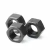 Tuerca de Alta Resistencia 8.8, Acero al Carbono Negro Oxidado, Rosca Fina Engrosada, Rosca Inversa, Tuerca Hexagonal Galvanizada, Tuerca Extra Grande