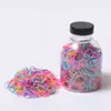 Diadema de Goma Pequeña Desechable para Niños de Colores Dulces No Lastima el Cabello del Bebé Cuerda para Recoger el Cabello Trenza de Niña