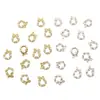 Aleación Rhinestone Decoraciones para Uñas Tendencia Nuevo Metal Corona de Navidad Rhinestones Perlas Accesorios Súper Brillantes para Uñas