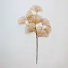 Flores Artificiais Douradas Flores de Véspera de Ano Novo Casamento Atacado Balde de Bênçãos Folhas Douradas DIY Flores Artificiais Transfronteiriças Decorações de Ano Novo para Casa