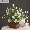 Flor Artificial Margarita Estilo Pastoral Decoración Hogar Sala de Estar Proyecto Adornos de Boda Cosmos Crisantemo Escandinavo