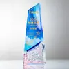 Creativo Nuevo Colorido Empalmado Cristal Trofeo Empresa Empleado Destacado Accesible Lujo Gama Alta Premio Conmemorativo Trofeo
