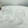 Taza Redonda Creativa para Cóctel, Vidrio de Borosilicato Alto Resistente al Calor, Taza para Café Latte Americano, Taza para Bebidas de Jugo, Taza para Postre