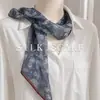 Pañuelo de Seda de Lunares para Mujer, Nuevo Color Café 2026 Bufanda Larga para el Cuello, Pañuelo de Seda de Lujo Ligero, Diadema, Accesorio de Cinta