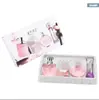Set de tres piezas de Perfume Femenino de Marca Transfronteriza, Fragancia Fresca Amaderada Floral, Caja de Regalo de Cuatro Piezas para Hombre, Fragancia Ligera de Larga Duración