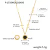 Azúcar Estilo Francés Diseño Blanco y Negro Doble Cara Números Romanos Redondo Marca Collar Pulsera para Mujer Joyería de Lujo Ligero traje Accesorios